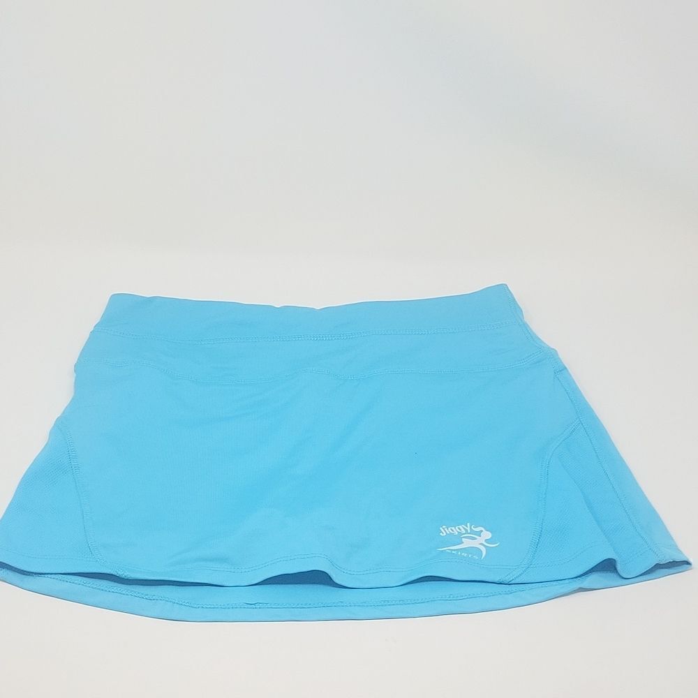 Ladies "Jiggy Skirts" Blue Athletic gym Workout Skort Ladies Activewear Size M